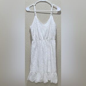 Japna White Eyelet Cotton Top